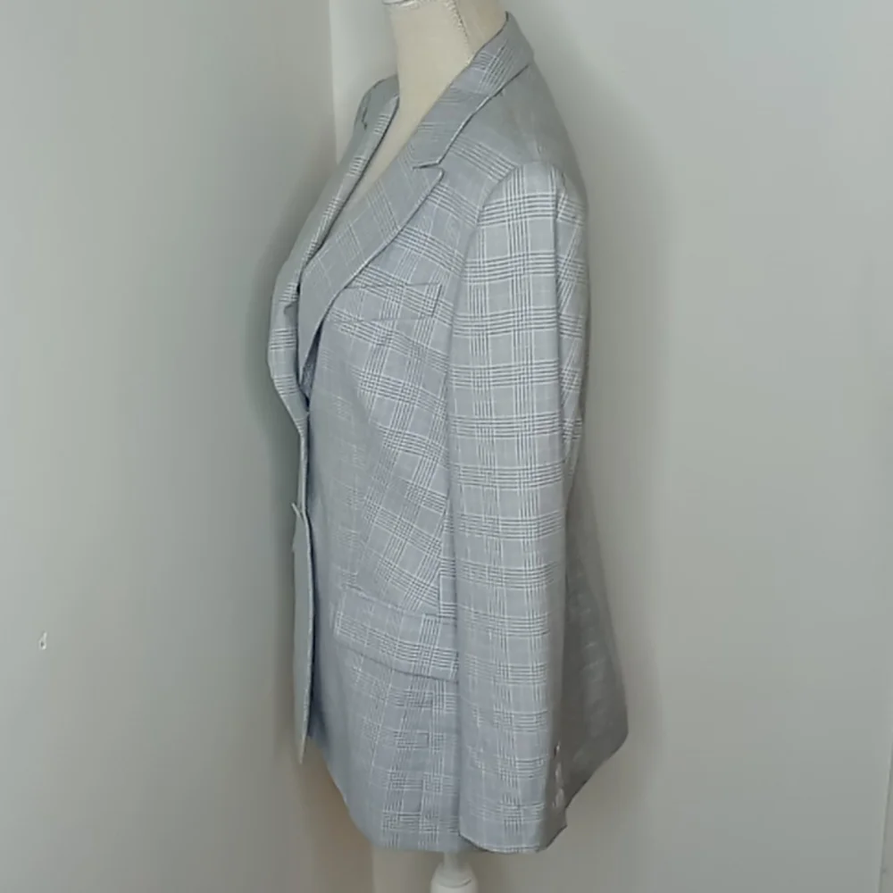 ESCADA by Margaretha Ley Vintage Single Breasted 100% Cotton Women's Blazer EU42